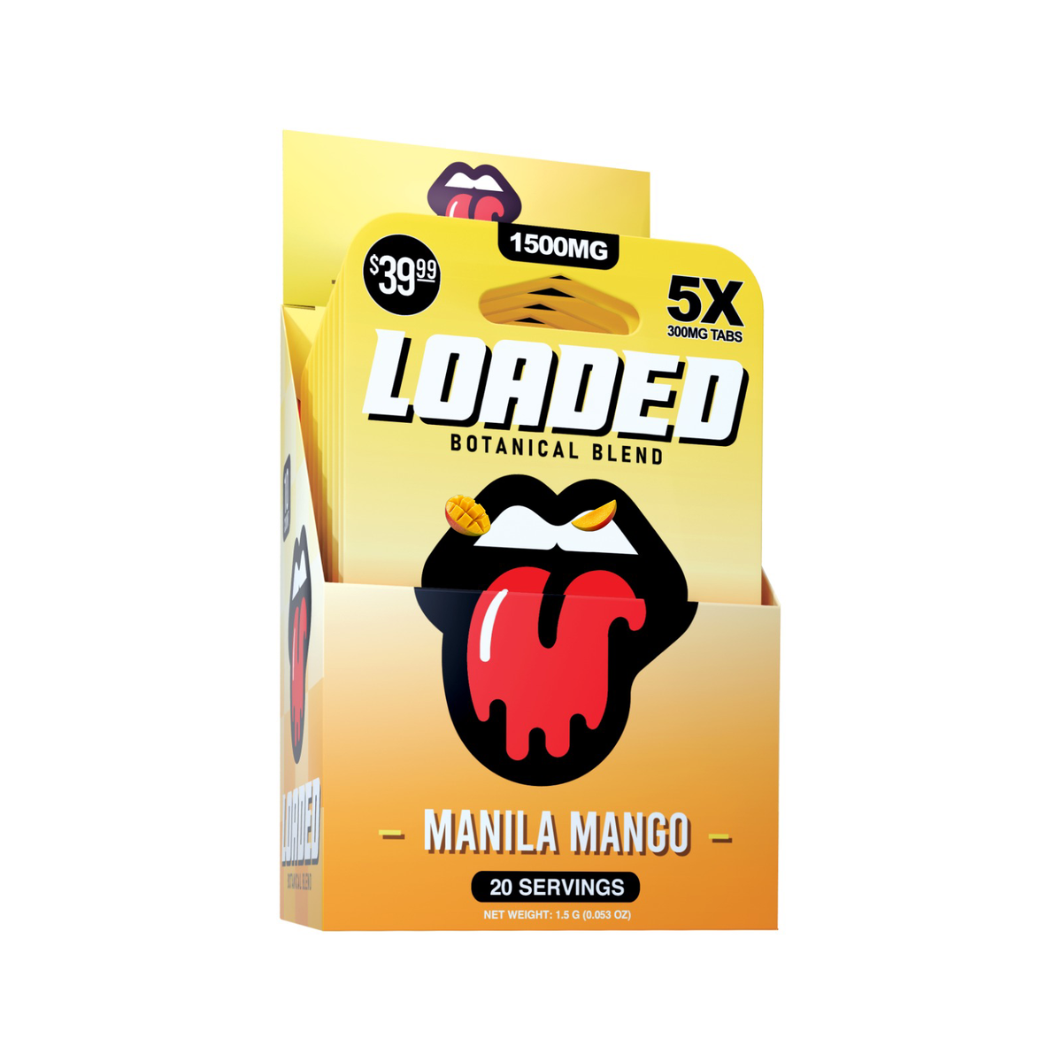 Loaded 1500MG Manila Mango packaging