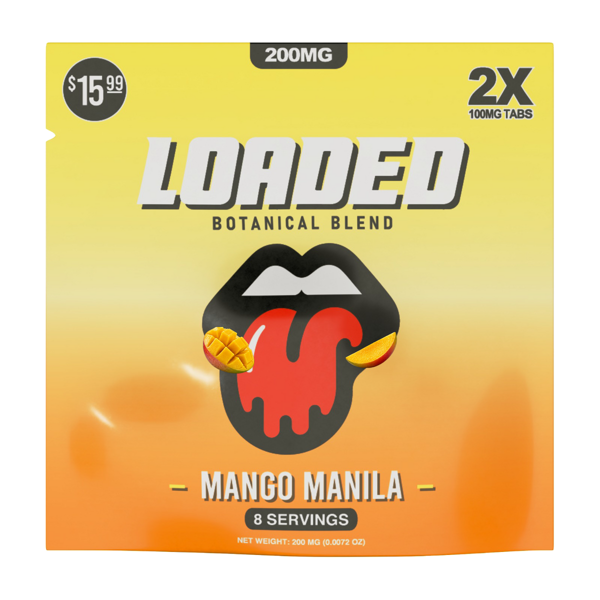 Loaded 200MG Manila Mango pouch